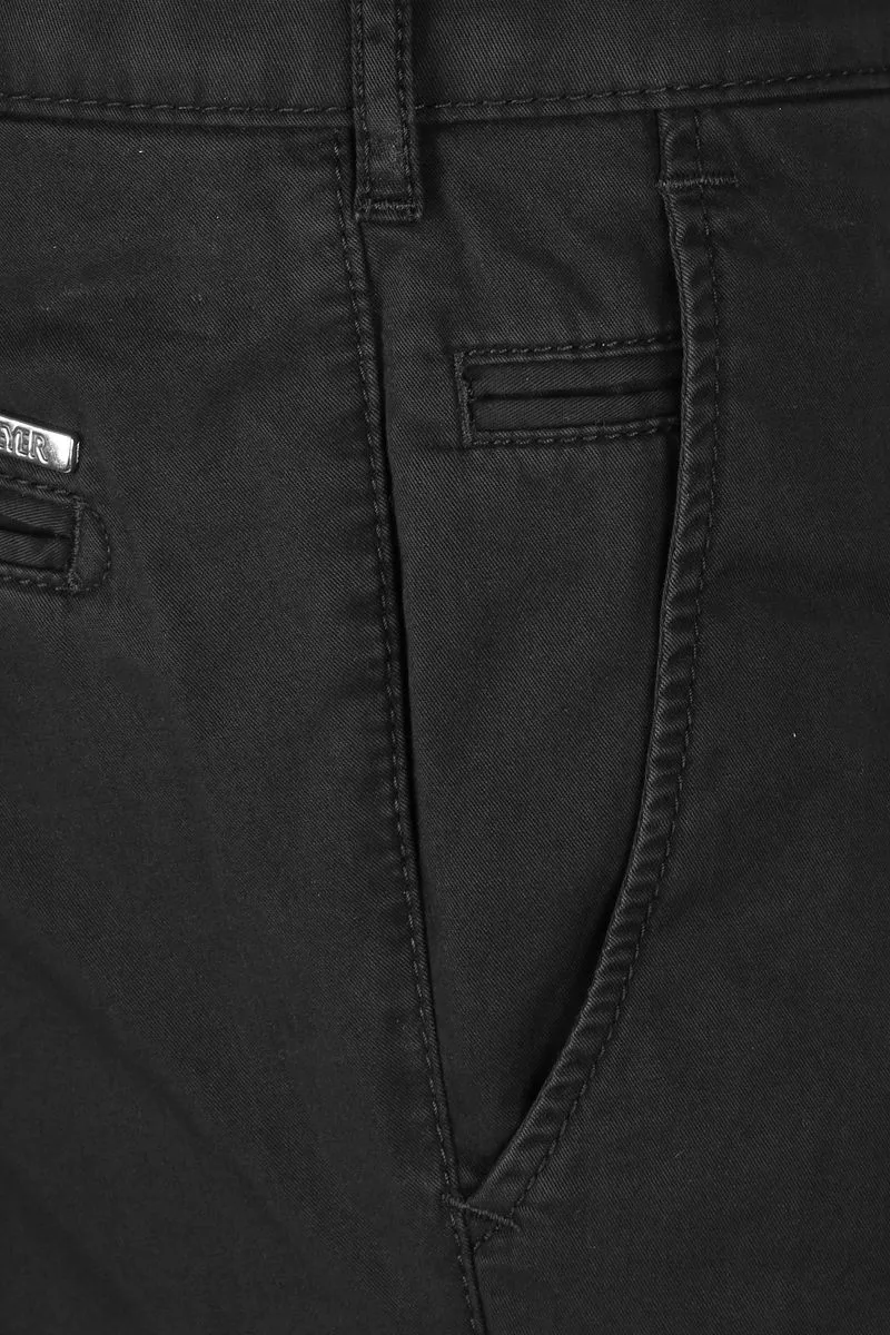 Meyer Meyer Chino Bonn Schwarz - Größe 30, Schwarz, – Produktbild 3 von 4