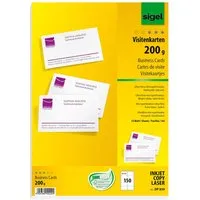 Sigel 150 Sigel Visitenkarten MP weiß – Produktbild 1 von 1