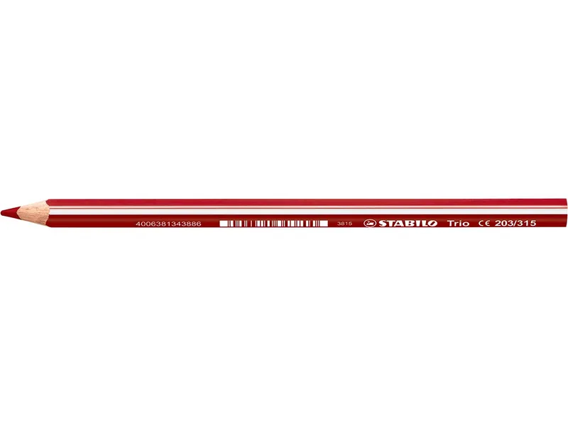 Stabilo Stabilo Buntstift 'Trio' dick, Kirschrot, – Produktbild 1 von 1