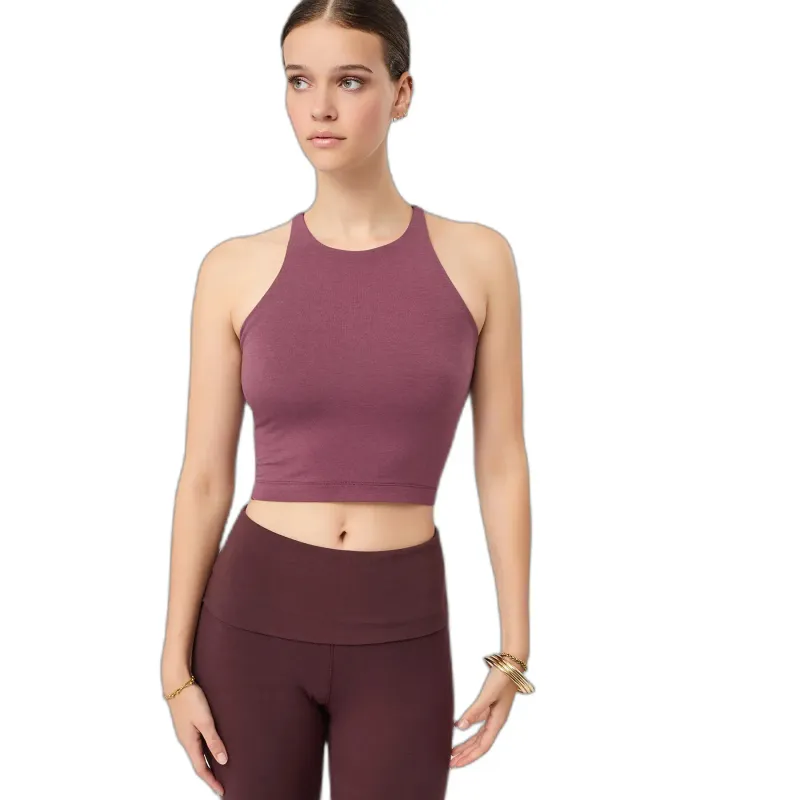 mandala Frauen Top mit gekreuztem Trägerdesign Mandala Cross, Rose, – Produktbild 1 von 1