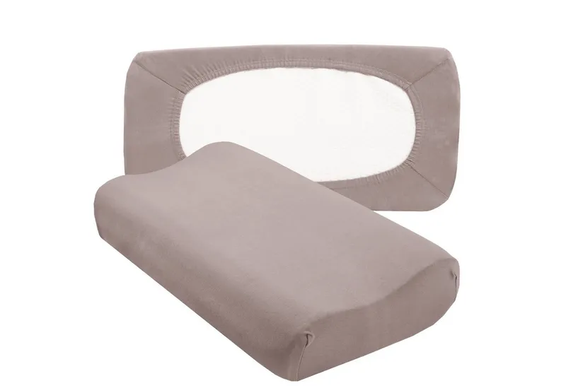 Traumschloss Kissenbezug Flex, (1 Stück), Edel-Jersey, mit Reißverschluss, Seitenschläferkissen, Grau, – Produktbild 1 von 5