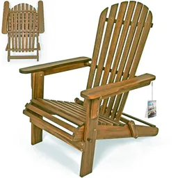 Casaria® Casaria Deuba Sonnenstuhl - Liegestuhl Adirondack – Produktbild 1 von 1