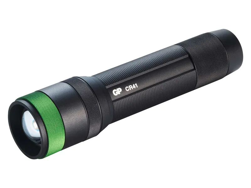 GP Battery GP Battery LED-Taschenlampe "CR41" schwarz (wiederaufladbar per USB) – Produktbild 1 von 1