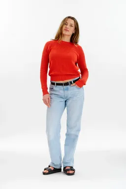 KOMODO KOMODO Damen vegan Pullover Damen Nebelrot – Produktbild 1 von 1