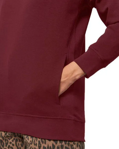 YTWOO YTWOO Hoodie für Damen und Herren, Kapuzenpullover, Basic, Unisex, Burgunderrot, – Produktbild 3 von 4
