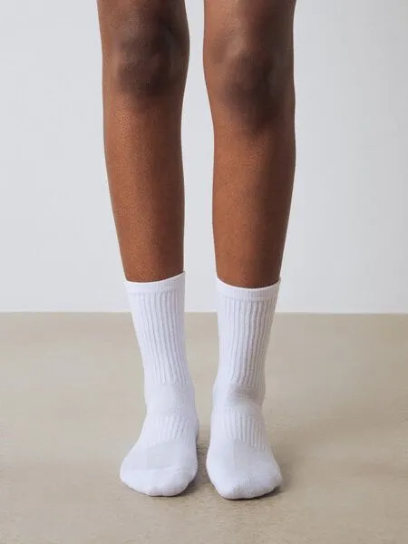 Honest Basics Honest Basics Tennissocken 3er-Pack Frauen, White, – Produktbild 3 von 4
