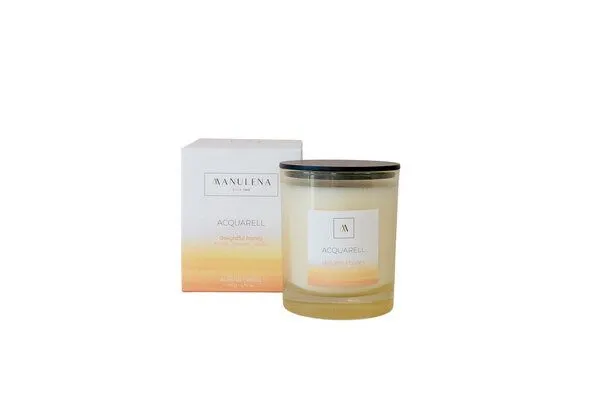 Manulena Manulena Duftkerze Acquarell, Blau, – Produktbild 2 von 2