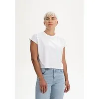 MELA Cropped T-Shirt Style BHAMINI | von MELA | Fairtrade & GOTS zertifiziert, Weiss, – Produktbild 1 von 1