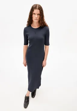 ARMEDANGELS ARMEDANGELS Jerseykleid SEHAARAA GMT DYE (Fitted) Rippkleid aus Bio-Baumwoll Mix – Produktbild 1 von 1