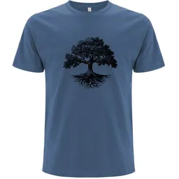 Spreecult Spreecult Baum - Bio und Fair - Männer Unisex T-Shirt - Baumwurzel – Produktbild 1 von 1