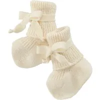 hirsch natur Babyschuhe Bio-Schurwolle (kbT) natur Länge ca. 9 cm, Natur, – Produktbild 1 von 1