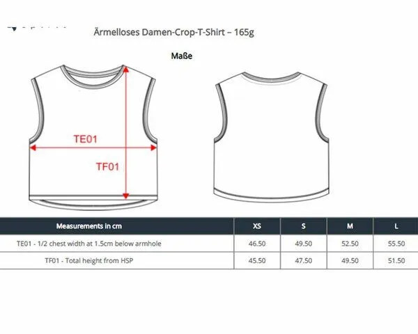 YTWOO YTWOO Ärmelloses Damen-Crop-T-Shirt aus Bio-Baumwolle, Anthrazit, – Produktbild 3 von 3
