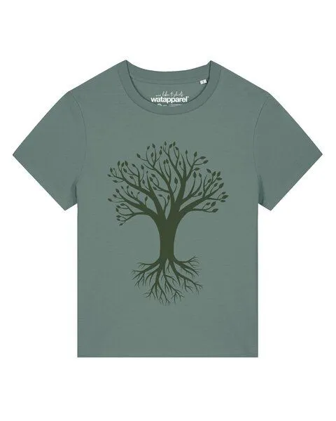 watapparel watapparel T-Shirt Frauen Baum, Green bay, – Produktbild 1 von 2