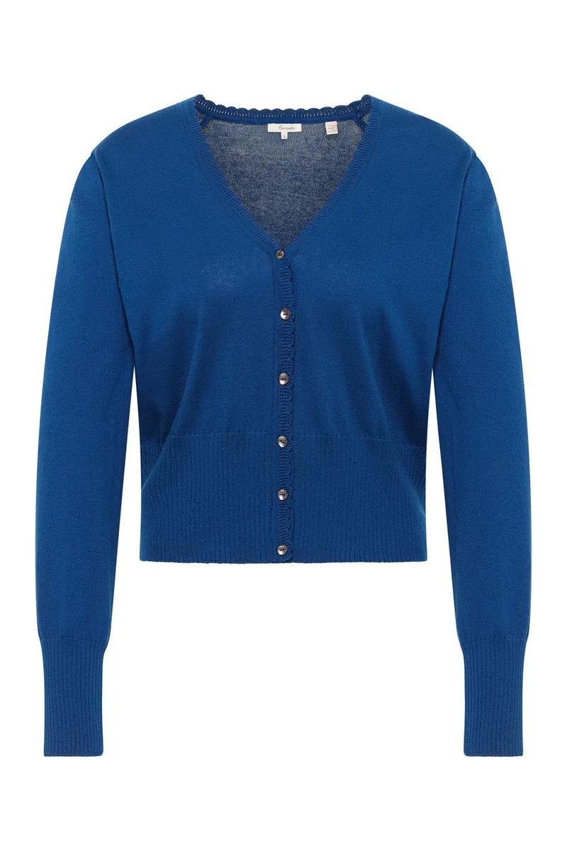 Tranquillo Tranquillo Strickjacke Linaa aus Bio-Baumwolle, Navy, – Produktbild 1 von 3