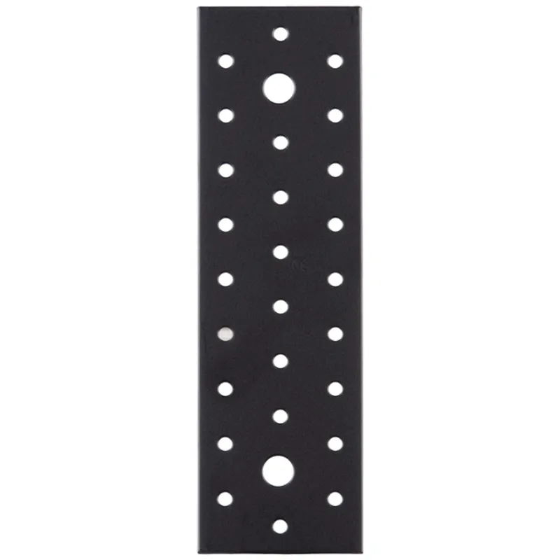 Alberts ALBERTS Lochplatte, verzinkt, schwarz, LxB 200x60 mm – Produktbild 1 von 1