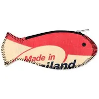 Beadbags Beadbags Fisch Geldbörse Ri80 recycelter Reissack, Rot, – Produktbild 1 von 1