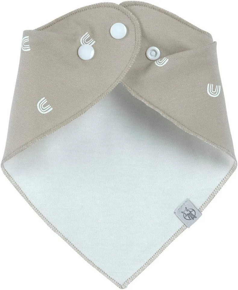 Lässig Lässig Dreieckstuch Bandana, Rainbow, (Set, 2-St), für Babys, wasserdicht, Grau, – Produktbild 4 von 5