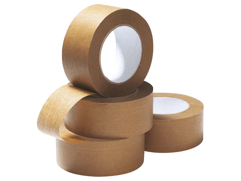 Fadenverstärktes Natron-Kraftpapier-Packband 'Top-Craft PLUS' braun, 1-farbiger Aufdruck – Produktbild 1 von 1