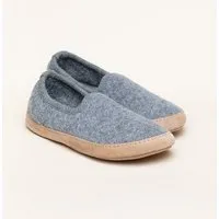 Gottstein Gottstein Woll-Hausschuh Cheyenne aus 100% Schurwolle | Hüttenschuh für Damen & Herren, Grau, – Produktbild 1 von 1