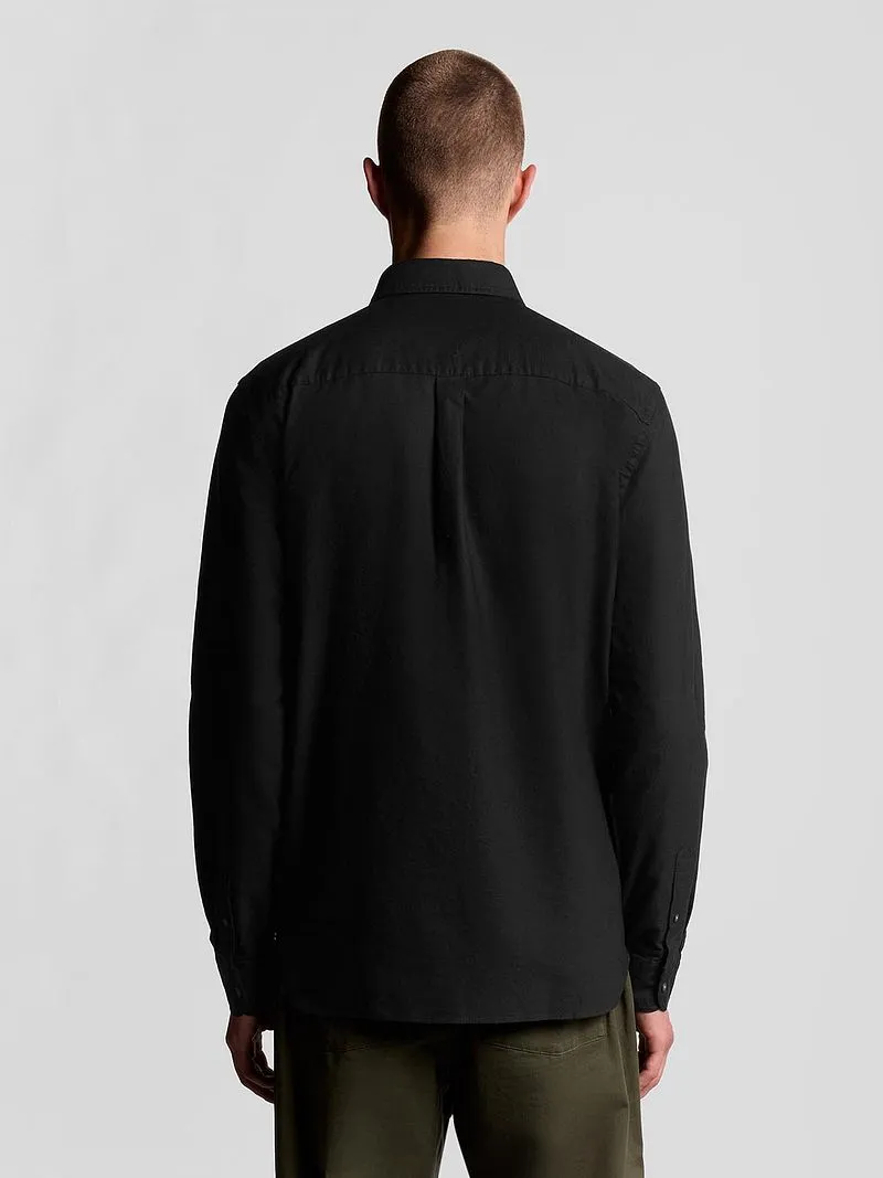 Lyle and Scott Lyle & Scott Shirt Plain Oxford Schwarz - Größe L, Schwarz, – Produktbild 3 von 5