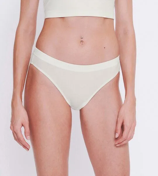 Sloggi Sloggi 2x GO CASUAL Slip mit hohem Beinausschnitt Bio-Baumwolle, Weiss, – Produktbild 1 von 4