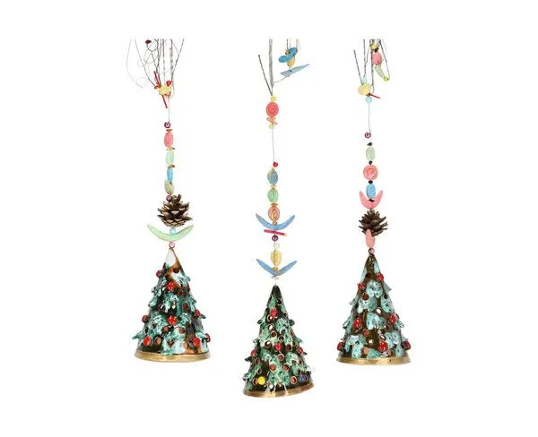 CERAMICdesign CERAMICdesign Windspiel Glocken aus Keramik (Weihnachsedition) – Produktbild 2 von 2