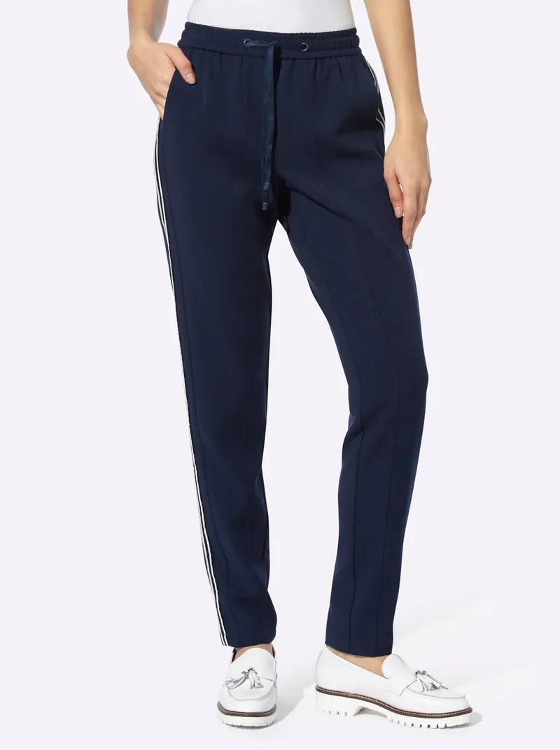 heine Jogg Pants marine, Marine, – Produktbild 1 von 3