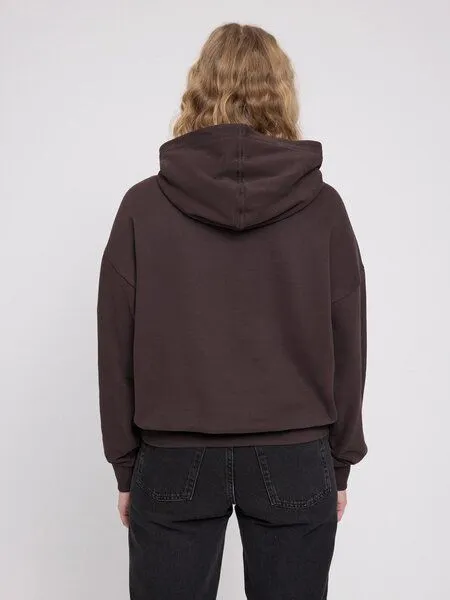 Mazine Mazine Basic Hoody - aus Bio-Baumwolle, Black coffee (braun), – Produktbild 3 von 3