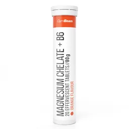 GymBeam GymBeam Magnesiumchelat + B6 Brausetabletten 20 Tabletten Orange – Produktbild 1 von 1