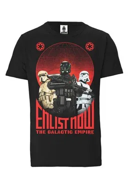 LOGOSH!RT LOGOSH!RT Star Wars - Dart Vader - Enlist Now - Organic T-Shirt – Produktbild 1 von 1