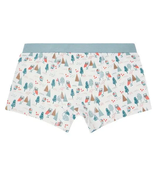 Sense Organics & friends in cooperation with GARY MASH Sense Organics & friends in cooperation with GARY MASH Jungen Boxershorts Doppelpack, Bäume, Blau, – Produktbild 3 von 4
