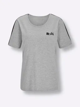 feel good Shirt grau-meliert-schwarz – Produktbild 1 von 1