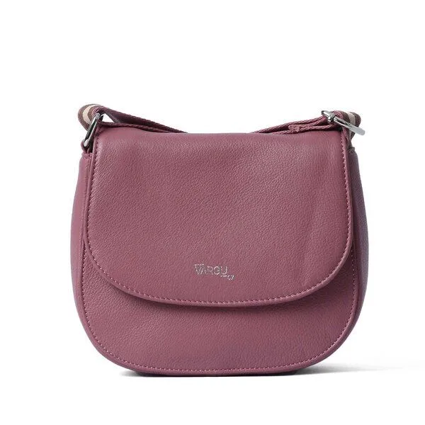 Vargu Vargu Leder-Umhängetasche Levina 1, Mauve, – Produktbild 1 von 4