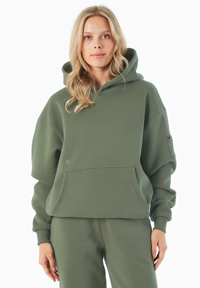 ORGANICATION ORGANICATION Herren vegan Hoodie Harvinn Olive, Olivgrün, – Produktbild 1 von 1