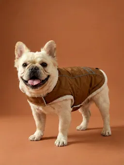 Vertbaudet Wasserdichter Hundemantel mit Teddyfleece-Futter – Produktbild 1 von 1