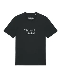 watapparel watapparel T-Shirt Unisex Ich zähl bis drei – Produktbild 1 von 1