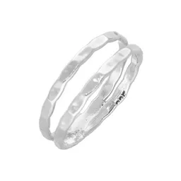 pakilia pakilia Silber Ring doppel Fair-Trade und handmade – Produktbild 1 von 1