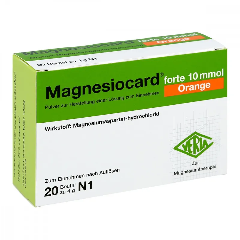 Magnesiocard Magnesiocard forte 10 mmol Orange Pulver – Produktbild 3 von 3