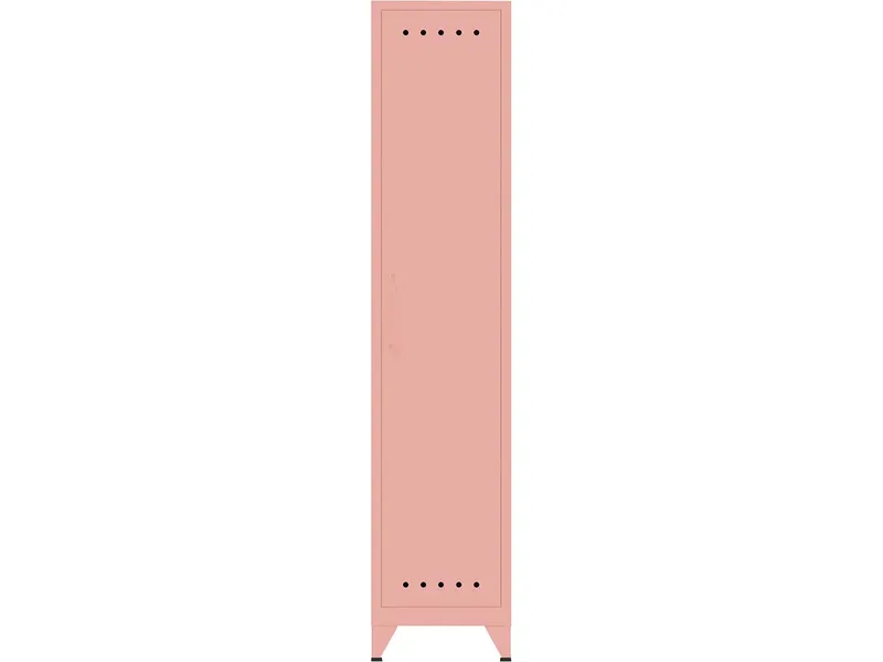 Bisley Bisley Spind "Fern Locker" Hutboden und Kleiderstange, Pastellpink, – Produktbild 1 von 1