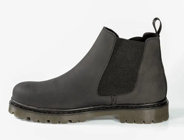 Fairticken Fairticken ALCHELA Vegane Chelsea Boots Unisex (Nobuck), Schwarz, – Produktbild 4 von 4
