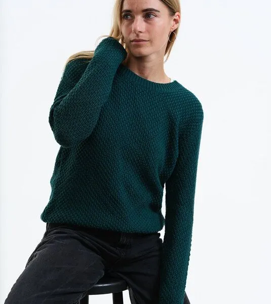 Gary Mash GARY MASH Pullover Lamona aus Biobaumwolle, Grün, – Produktbild 1 von 4
