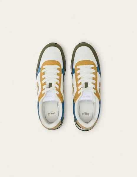 Odaje Odaje Sneaker Modell: Adrien, Khaki/weiß/mustard, – Produktbild 4 von 4
