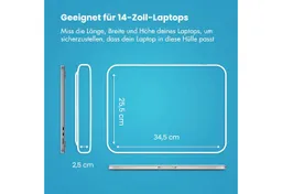 imoshion imoshion Laptop-Hülle imoshion Laptop Hülle mit Staufach 14 Zoll - Laptop Sleeve – Produktbild 1 von 1