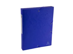 Exacompta 10 Exacompta Archivboxen "Scotten" aus Colorspan, 600 g/m², DIN A4, blau, RB 40 mm – Produktbild 1 von 1