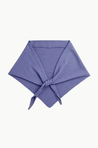 Kopyto Kopyto BIRUANG XL Große Bandana / Halstuch 100% Merinowolle RWS-zertifiziert, ökologisch, unifarben, Lila, – Produktbild 3 von 4