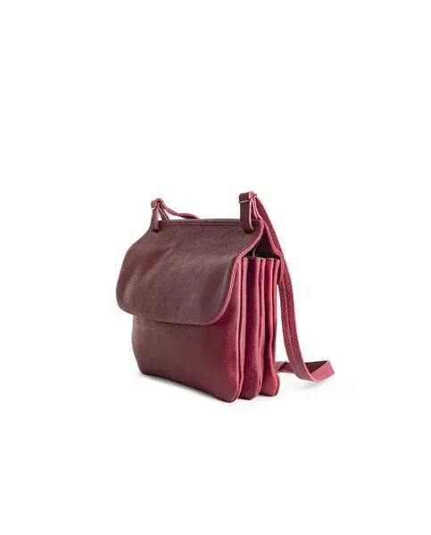 Harolds Harolds Harold's CHS1 shoulderbag triple Schultertasche, Dunkelrot, – Produktbild 3 von 3