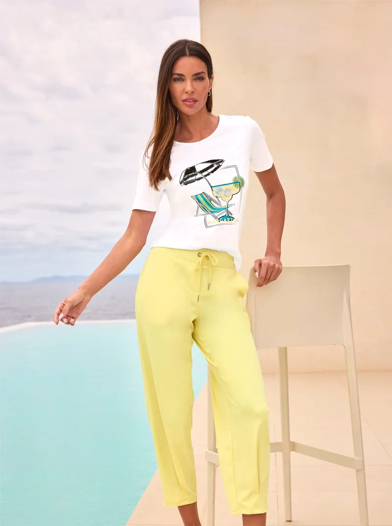 heine Jogg Pants zitrone, Zitrone, – Produktbild 3 von 3