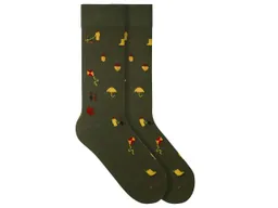 von Jungfeld VON JUNGFELD Bio-Socken 'Rainyday', dunkelgrün, Gr. 43/46 – Produktbild 1 von 1