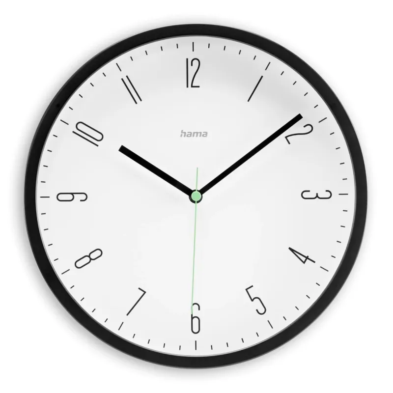 Hama Hama Wanduhr "Capri", Quarzuhr, analog, modern, Ø 25 cm – Produktbild 1 von 5