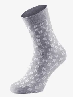 wäschepur Socken grau-weiß – Produktbild 1 von 1